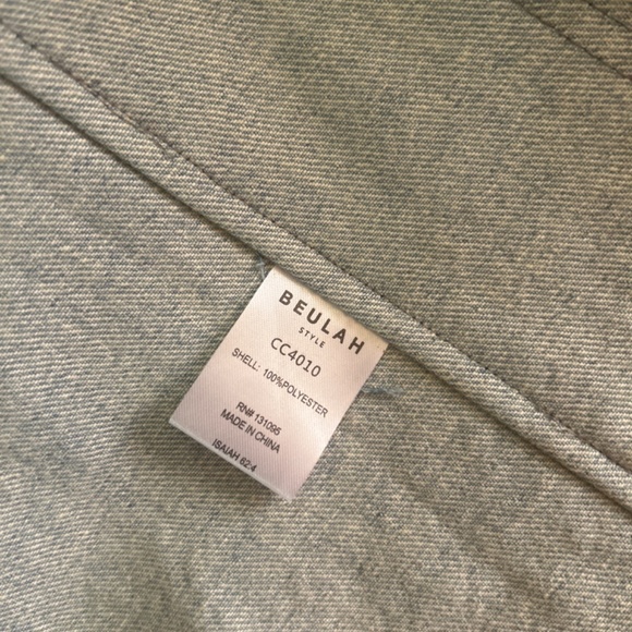 BEULAH Denim Jacket Size M/L - Picture 6 of 11